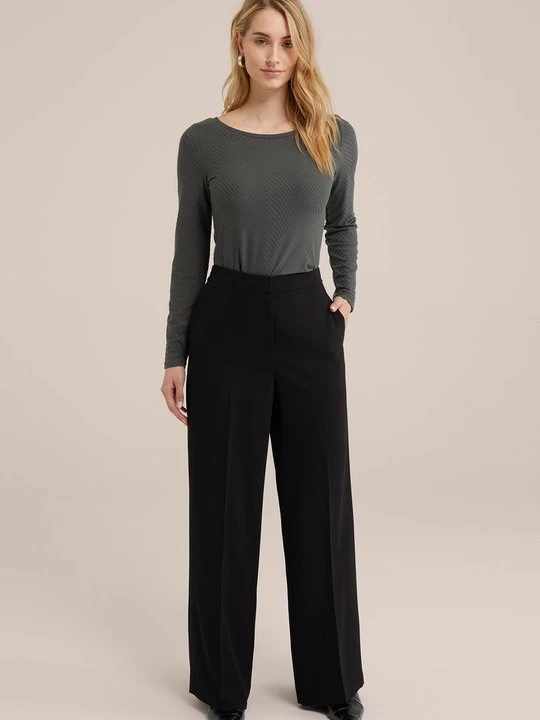 Zdjęcie produktu Bluzka z długim rękawem WE Fashion zielony