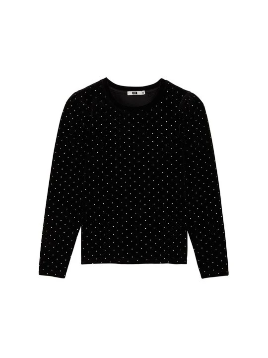 Zdjęcie produktu Bluzka z długim rękawem WE Fashion czarny