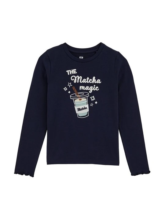 Zdjęcie produktu Bluzka z długim rękawem WE Fashion granatowy