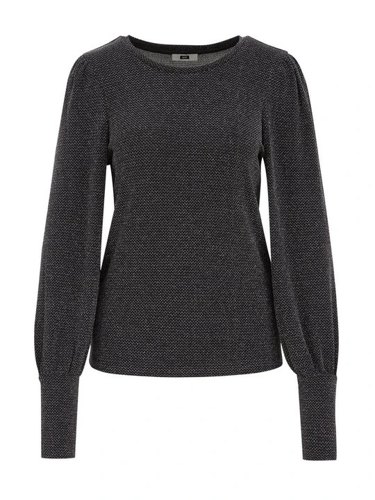 Zdjęcie produktu Bluzka z długim rękawem WE Fashion czarny