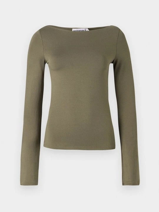 Zdjęcie produktu Bluzka z długim rękawem Weekday taupe