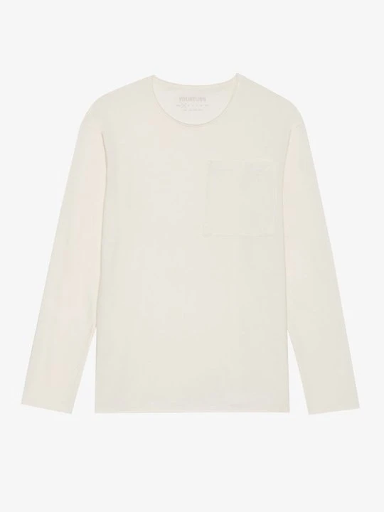 Zdjęcie produktu Bluzka z długim rękawem YOURTURN By Zalando mleczny