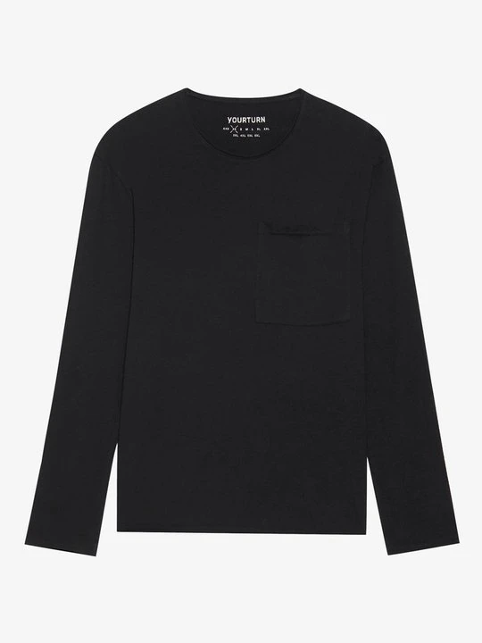 Zdjęcie produktu Bluzka z długim rękawem YOURTURN By Zalando czarny