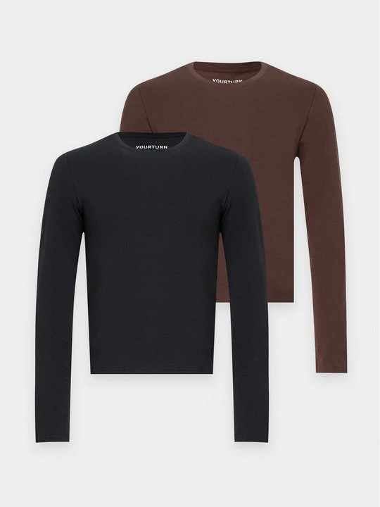Zdjęcie produktu Bluzka z długim rękawem YOURTURN By Zalando czarny
