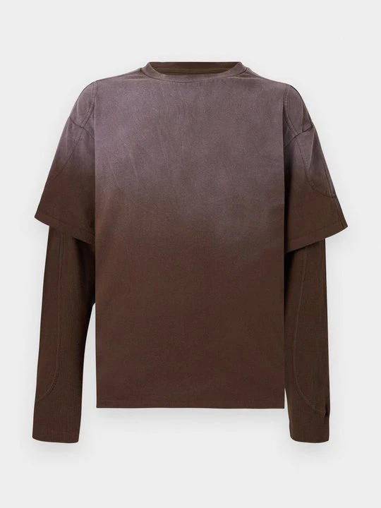 Zdjęcie produktu Bluzka z długim rękawem YOURTURN By Zalando ciemnobrązowy