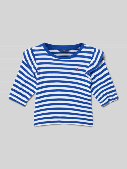 Zdjęcie produktu Bluzka z długim rękawem z dekoltem okrągłym Polo Ralph Lauren Królewski niebieski