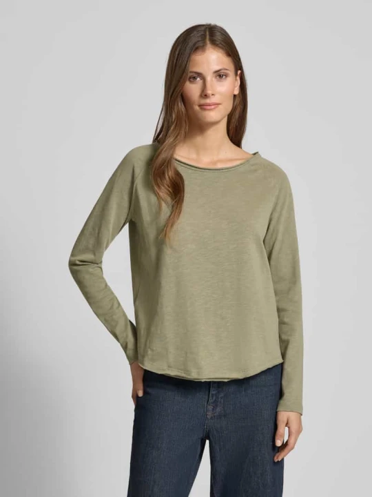 Zdjęcie produktu Bluzka z długim rękawem z dekoltem okrągłym Smith & Soul Khaki