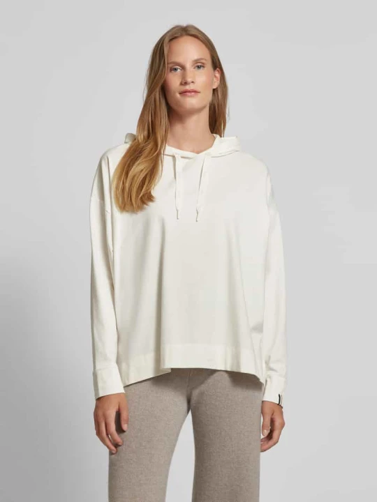 Zdjęcie produktu Bluza z kapturem z mieszanki bawełny Boss Biały