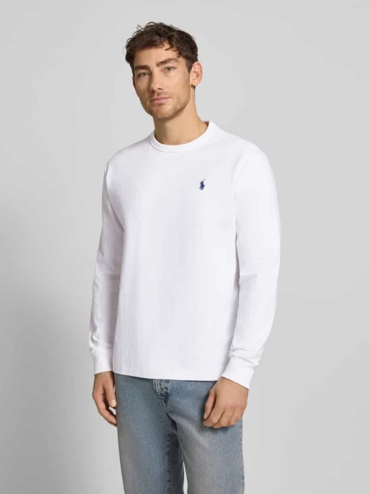 Zdjęcie produktu Longsleeve z przeszyciem z logo Polo Ralph Lauren Biały