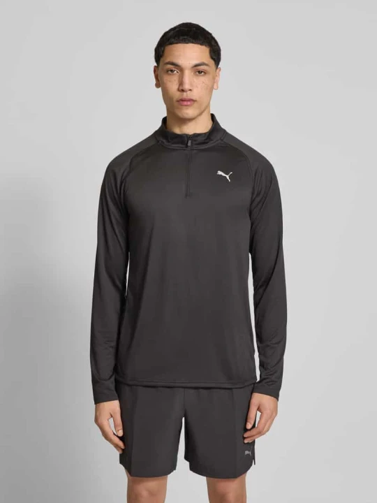 Zdjęcie produktu Bluzka z długim rękawem ze stójką i zamkiem błyskawicznym Puma Czarny