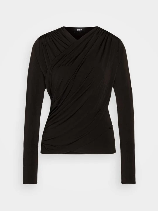 Zdjęcie produktu Bluzka z długim rękawem Zign STUDIO By Zalando czarny