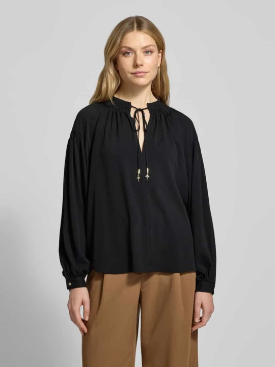 Zdjęcie produktu Bluzka w stylu bluzki z marszczeniami Model 'Brigida' JOOP! Czarny