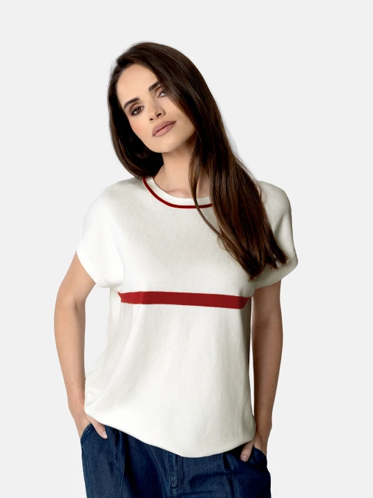 Zdjęcie produktu Bluzka z rękawami kimono TM-ONDA Volcano Czerwony