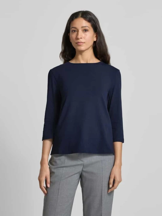 Zdjęcie produktu Bluzka z rękawem o dł. 3/4 model ‘MULTIA’ Weekend Max Mara Granatowy
