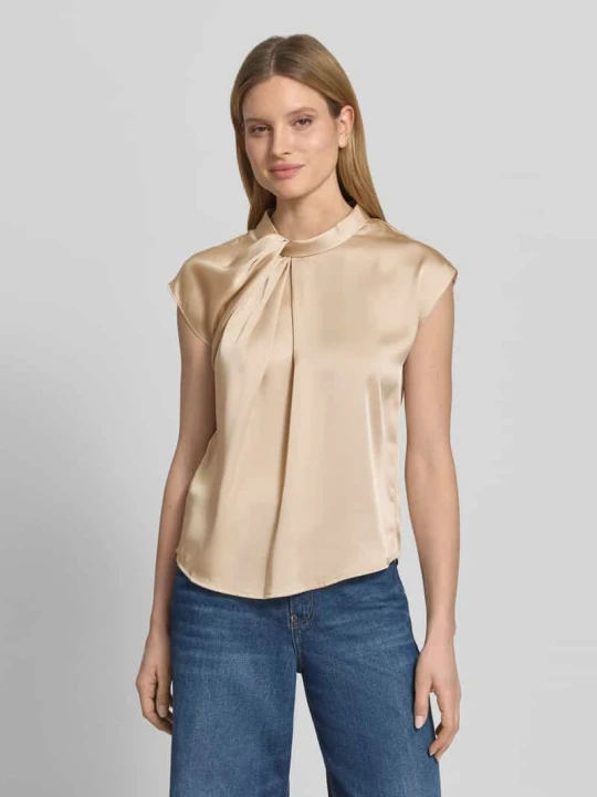 Zdjęcie produktu Bluzka z satyny model 'Fleur' NEO NOIR Piaskowy