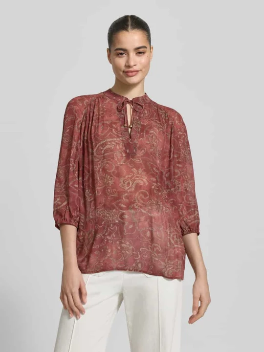 Zdjęcie produktu bluzka o kroju regular fit z długością rękawa 3 / 4 i wzorem paisley Jake*s