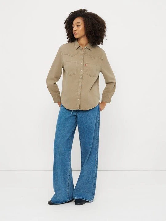 Zdjęcie produktu Bluzka z zapięciem na guziki Levi's oliwkowy
