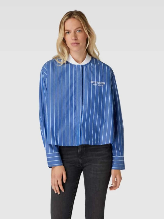 Zdjęcie produktu Bluzka ze wzorem w paski model ‘BASEBALL’ Tommy Hilfiger Niebieski