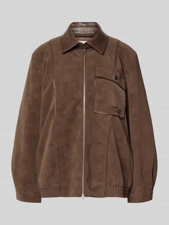 Zdjęcie produktu Bluzon o kroju oversized z mieszanki wiskozy BAUM & PFERDGARTEN Orzechowy