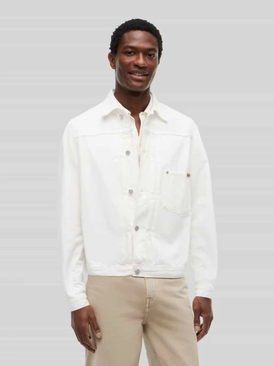 Zdjęcie produktu Bluzon o kroju regular fit z denimu Tommy Hilfiger Biały