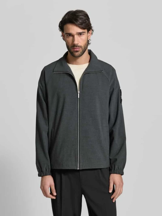 Zdjęcie produktu Kurtka typu blouson w kroju regular fit z rękawami raglanowymi s.Oliver Antracytowy