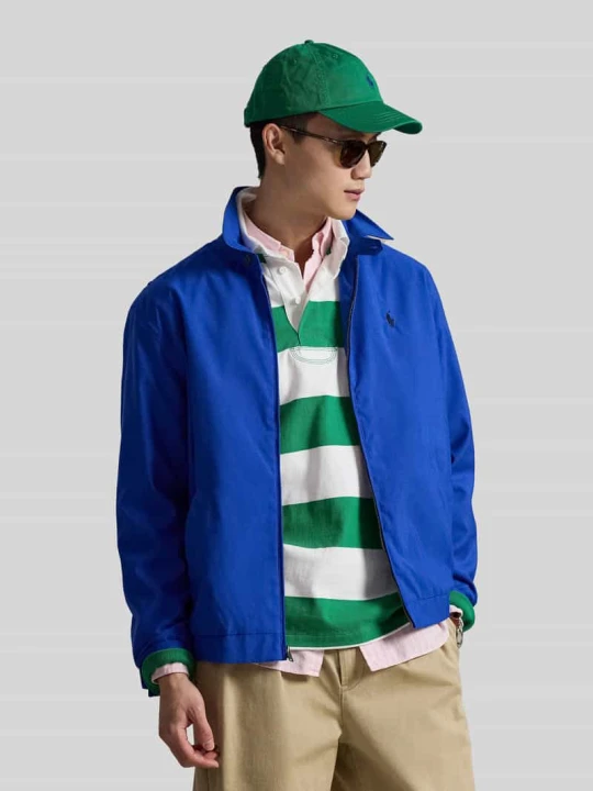 Zdjęcie produktu Bluzon o kroju regular fit z wyhaftowanym logo Polo Ralph Lauren Niebieski