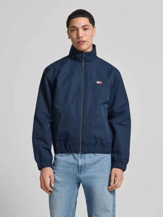 Zdjęcie produktu Bluzon o kroju regular fit ze stójką Tommy Jeans Granatowy