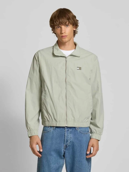 Zdjęcie produktu Bluzon o kroju regular fit ze stójką Tommy Jeans Trzcinowy