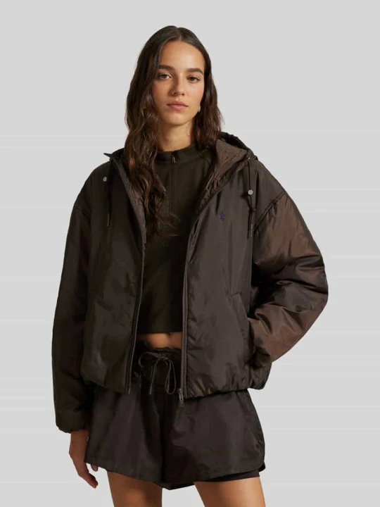Zdjęcie produktu Bluzon o kroju relaxed fit z zamkiem błyskawicznym dwustronnym Polo Ralph Lauren Ciemnobrązowy