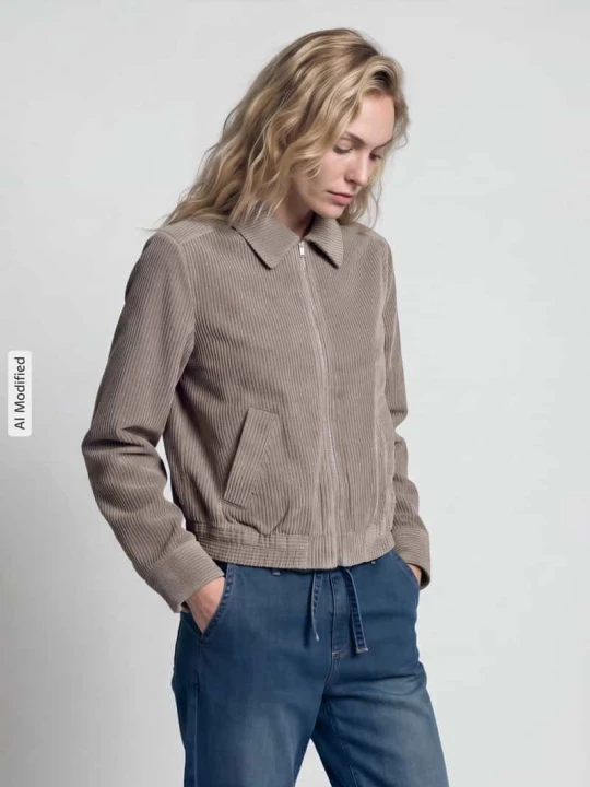 Zdjęcie produktu Bluzon o kroju relaxed fit z fakturą sztruksu s.Oliver Grafitowy