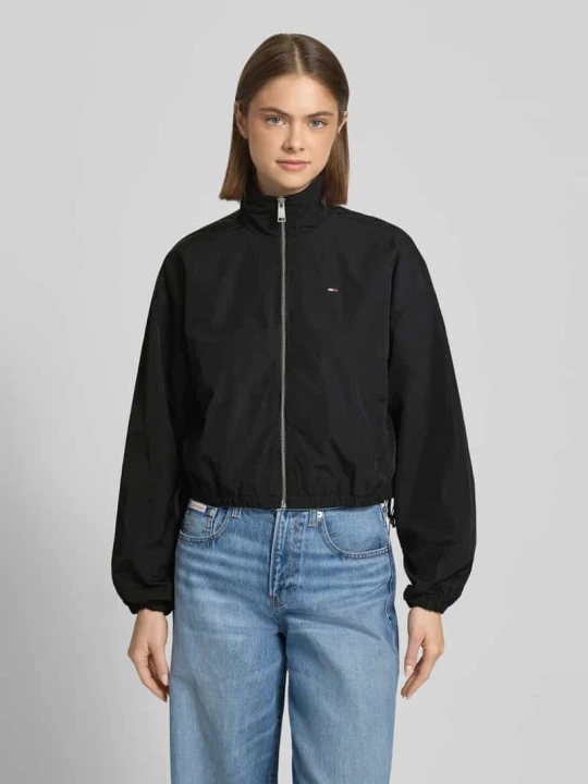 Zdjęcie produktu Bluzon o kroju relaxed fit z tasiemkami w talii Tommy Jeans Czarny