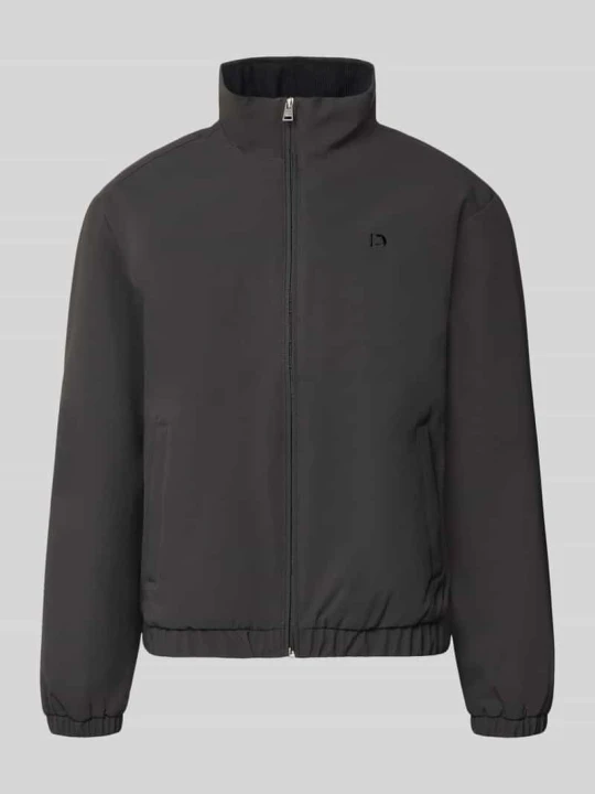 Zdjęcie produktu Bluzon o kroju relaxed fit ze stójką Tom Tailor Antracytowy
