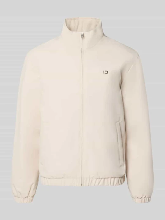 Zdjęcie produktu Bluzon o kroju relaxed fit ze stójką Tom Tailor Beżowy
