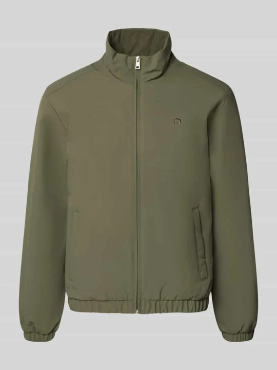 Zdjęcie produktu Bluzon o kroju relaxed fit ze stójką Tom Tailor Oliwkowy