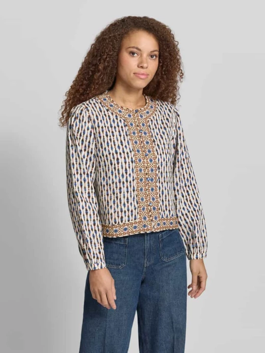 Zdjęcie produktu Bluzon w kroju regular fit z czystej bawełny model 'KIM' Pepe Jeans Jasnobrązowy