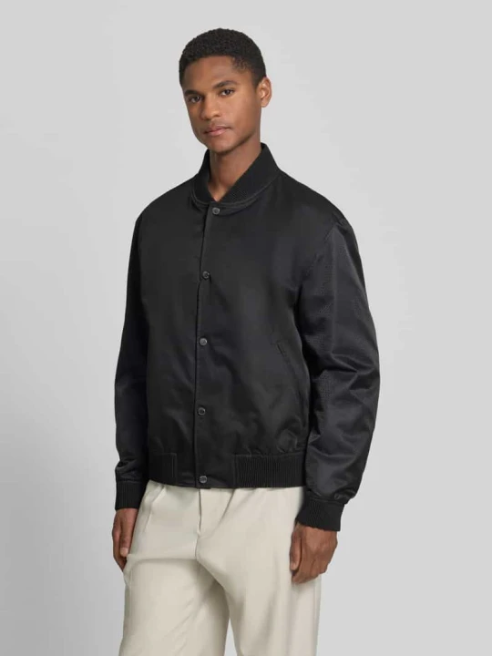 Zdjęcie produktu Bluzon w kroju relaxed fit model 'H-COVER' Boss Czarny