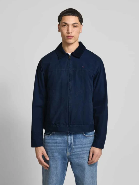 Zdjęcie produktu Bluzon z czystej bawełny o kroju regular fit Tommy Jeans Granatowy