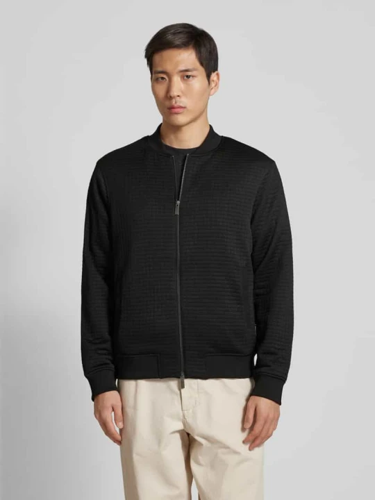 Zdjęcie produktu Bluzon z fakturowanym wzorem Armani Exchange Czarny