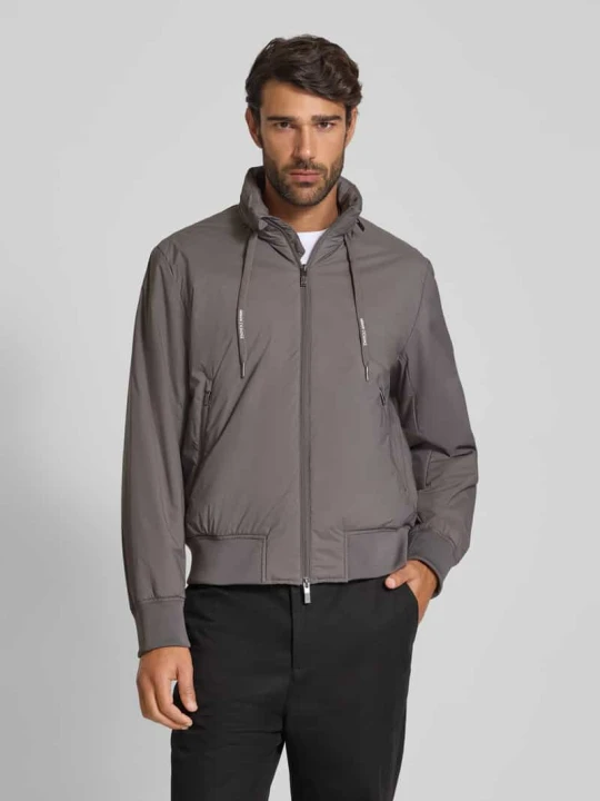 Zdjęcie produktu Bluzon ze stójką Armani Exchange Średnioszary