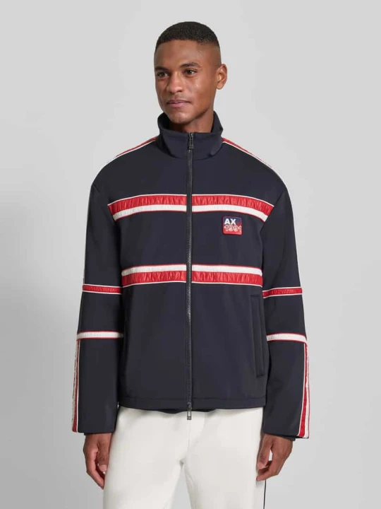 Zdjęcie produktu Bluzon ze stójką Armani Exchange Ciemnoniebieski