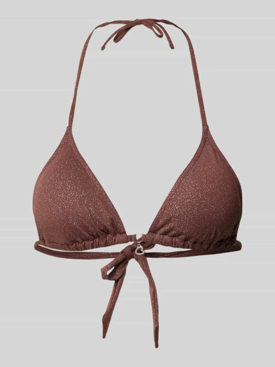 Zdjęcie produktu Błyszcząca góra od bikini model 'CRICO SPARKLESUN' Banana Moon Ciemnobrązowy
