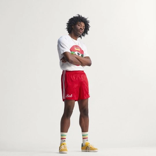 Zdjęcie produktu Bob Marley Originals Shorts Adidas Pure Ruby