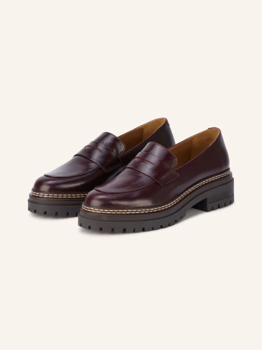 Zdjęcie produktu Bobbies Penny Loafers braun CIEMNOCZERWONY