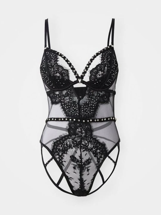 Zdjęcie produktu Body ze stringami "ouvert" Ann Summers czarny