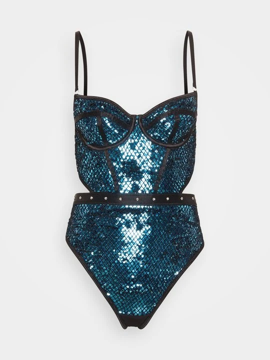Zdjęcie produktu Body Ann Summers nakrapiana petrol