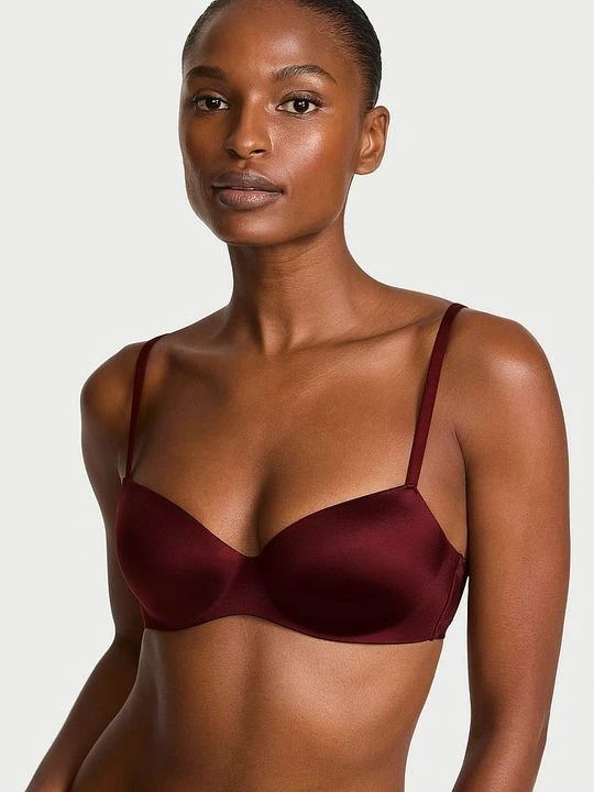 Zdjęcie produktu Body by Victoria Biustonosz lekko usztywniany balkonetka FlexFactor Victoria's Secret Brązowy
