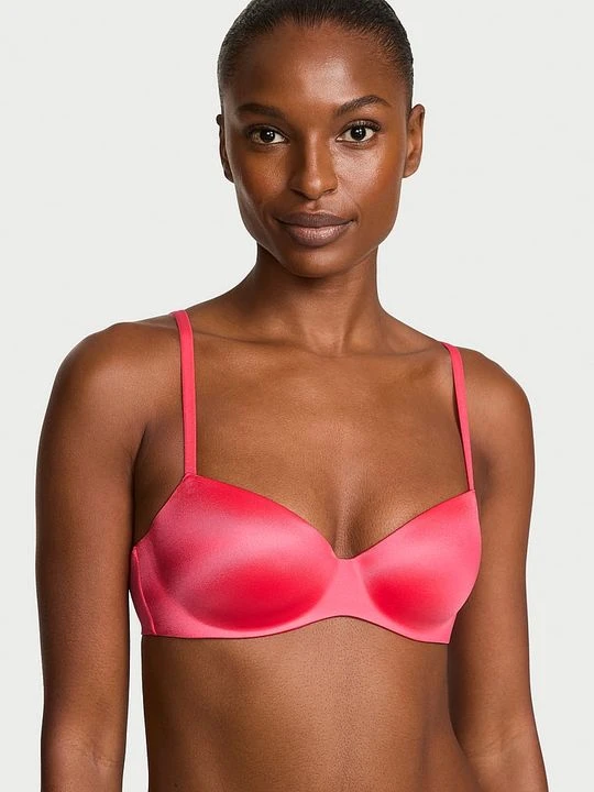 Zdjęcie produktu Body by Victoria Biustonosz lekko usztywniany balkonetka FlexFactor Victoria's Secret Czerwony
