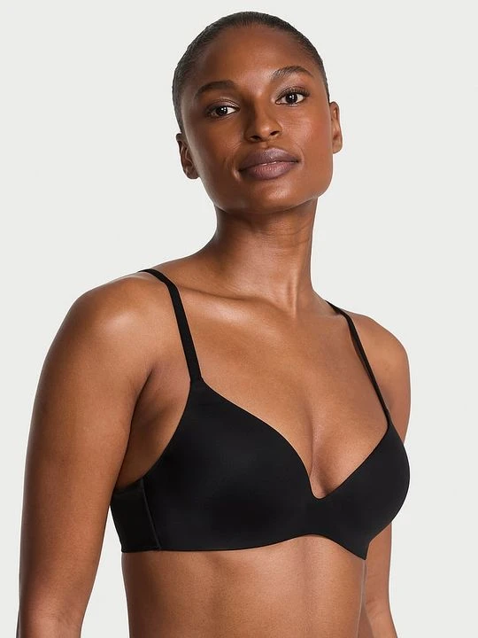 Zdjęcie produktu Body by Victoria Biustonosz lekko usztywniany FlexFactor Demi Victoria's Secret Czarny