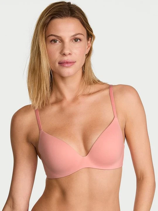 Zdjęcie produktu Body by Victoria Biustonosz lekko usztywniany FlexFactor Demi Victoria's Secret Różowy