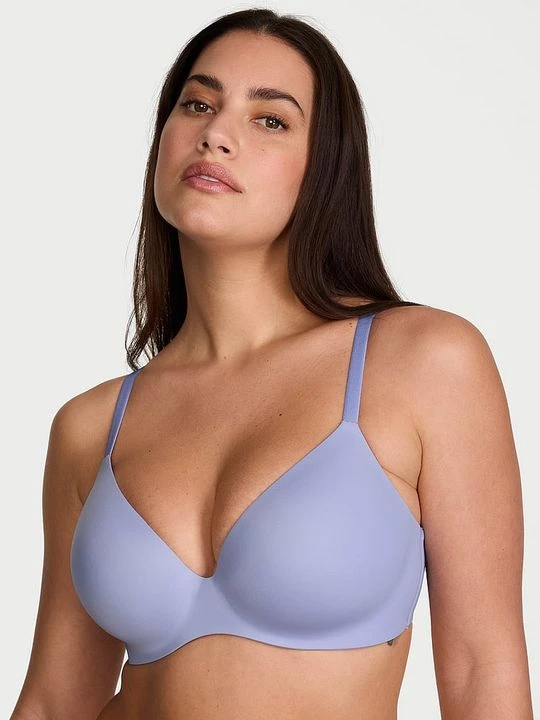 Zdjęcie produktu Body by Victoria Biustonosz lekko usztywniany FlexFactor Demi Victoria's Secret Niebieski